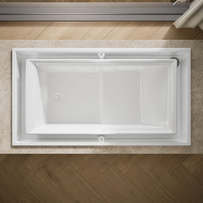 KOHLER K-1188-RE sok 63" x 31-1/2" drop-in Effervescence bath, white - view 5