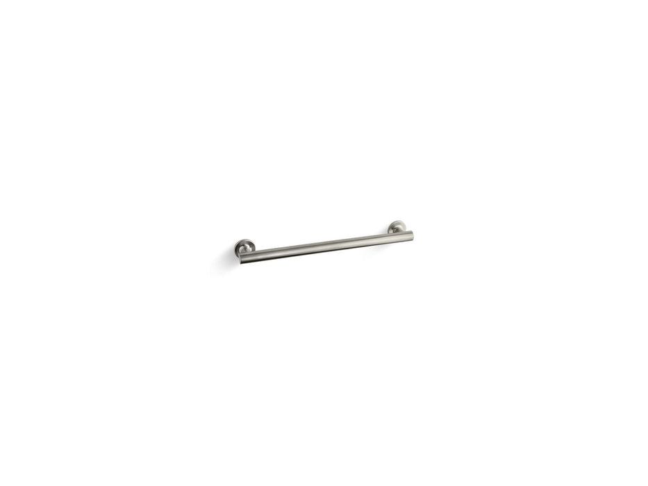 KOHLER K-11892 Purist 18" grab bar, vibrant brushed nickel