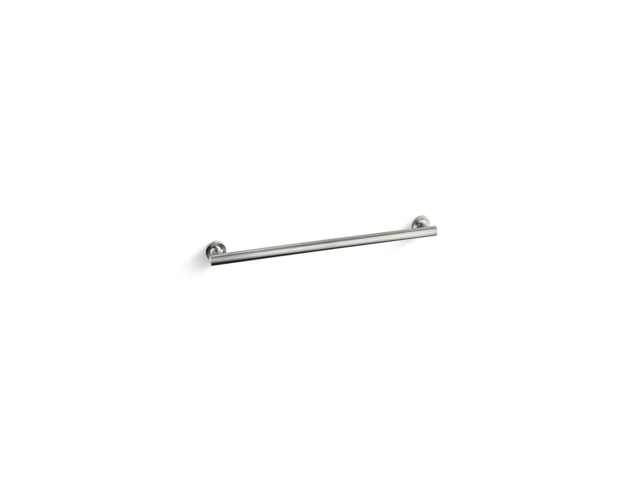 KOHLER K-11893 Purist 24" grab bar, brushed stainless