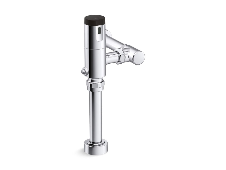KOHLER K-11TH00R10 Mach Flex Touchless Toilet Flushometer, Cortex™-compatible, DC-powered, 1.6 GPF, Polished Chrome - 3/4 vie