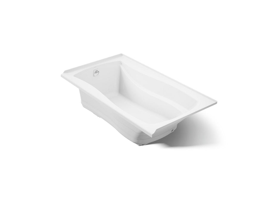 KOHLER K-1224-GHLF Mariposa 66" x 36" alcove Heated BubbleMassage air bath, left drain