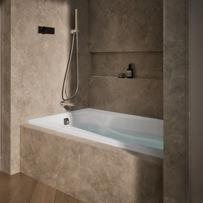 KOHLER K-1224-GHLF Mariposa 66" x 36" alcove Heated BubbleMassage air bath, left drain