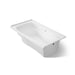 KOHLER K-1224-GHRF Mariposa 66" x 36" alcove Heated BubbleMassage air bath, right drain, white