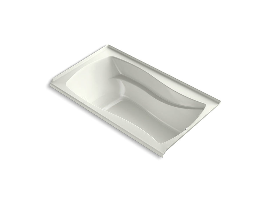 KOHLER K-1224-GHRW Mariposa 66" x 36" alcove Heated BubbleMassage air bath with Bask heated surface and right-hand drain,...