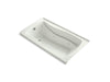 KOHLER K-1224-L Mariposa 66" x 36" alcove whirlpool, left drain, dune