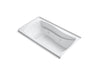 KOHLER K-1224-R Mariposa 66" x 36" alcove whirlpool, right drain, white