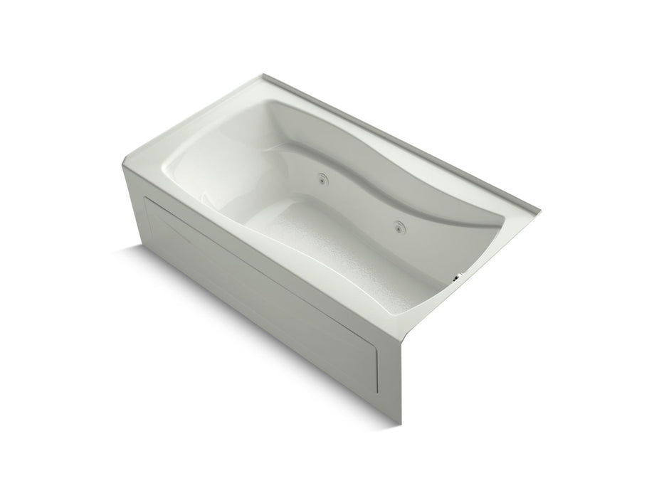 KOHLER K-1224-RAW Mariposa 66" x 36" alcove whirlpool bath with Bask heated surface, right drain