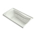 KOHLER K-1224-RH Mariposa 66" x 35-7/8" alcove whirlpool with integral flange, right-hand drain and heater, dune