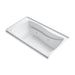 KOHLER K-1224-RH Mariposa 66" x 35-7/8" alcove whirlpool with integral flange, right-hand drain and heater, white