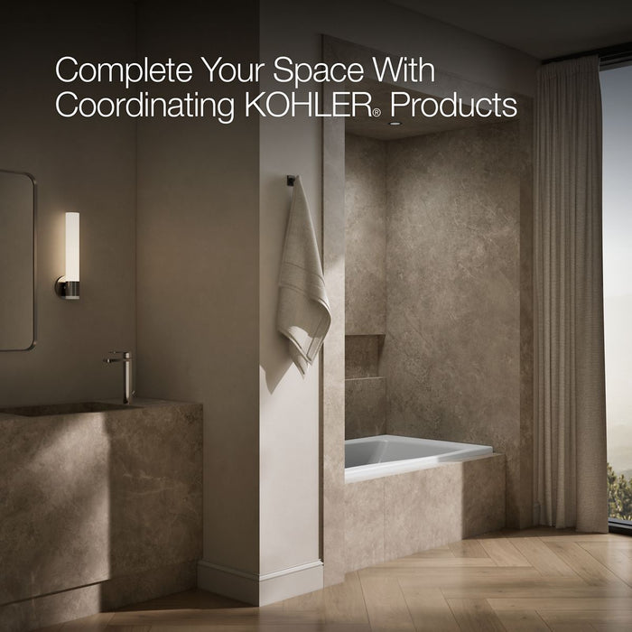 KOHLER K-1229-L Mariposa 66" x 36" alcove bath, left drain, white - view 3