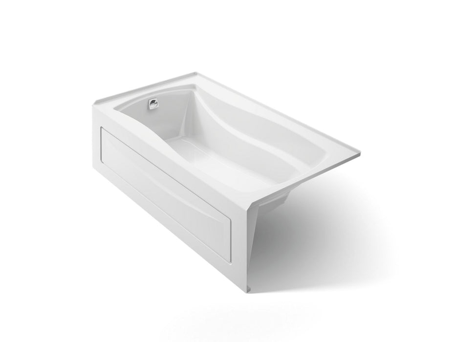 KOHLER K-1229-LA Mariposa 66" x 36" alcove bath, left drain, white