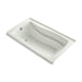 KOHLER K-1229-LW Mariposa 66" x 36" alcove bath with Bask heated surface, left drain, dune