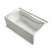 KOHLER K-1229-RAW Mariposa 66" x 36" alcove bath with Bask heated surface, right drain, dune