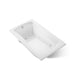 KOHLER K-1239-CB Mariposa 60" x 36" drop-in whirlpool bath, white