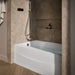 KOHLER K-1239-GHLA Mariposa 60" x 36" alcove Heated BubbleMassage air bath, left drain, white - view 3