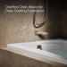 KOHLER K-1239-GHLW Mariposa 60" x 36" alcove Heated BubbleMassage air bath with Bask heated surface, left drain, white -...