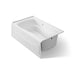 KOHLER K-1239-GHRAW Mariposa 60" x 36" alcove Heated BubbleMassage air bath with Bask heated surface, right drain, white