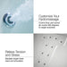 KOHLER K-1239-HB Mariposa 60" x 36" drop-in heated whirlpool bath, white - view 4