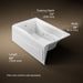 KOHLER K-1239-HL Mariposa 60" x 36" alcove heated whirlpool, left drain, white - view 5