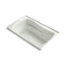 KOHLER K-1239-RH Mariposa 60" x 36" alcove heated whirlpool, right drain and heater, dune
