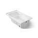 KOHLER K-1239-RH Mariposa 60" x 36" alcove heated whirlpool, right drain and heater, white