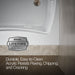 KOHLER K-1239-RW Mariposa 60" x 36" alcove whirlpool bath with Bask heated surface, integral flange and right-hand drain,...