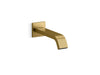 KOHLER K-123L36-SANL Loure Wall-mount touchless faucet with Kinesis sensor technology, AC-powered, vibrant brushed...
