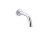 KOHLER K-123 Components Touchless Wall-mount Lavatory Faucet with Kinesis Sensor Technology, Tube Design, AC-powered, 0.5...