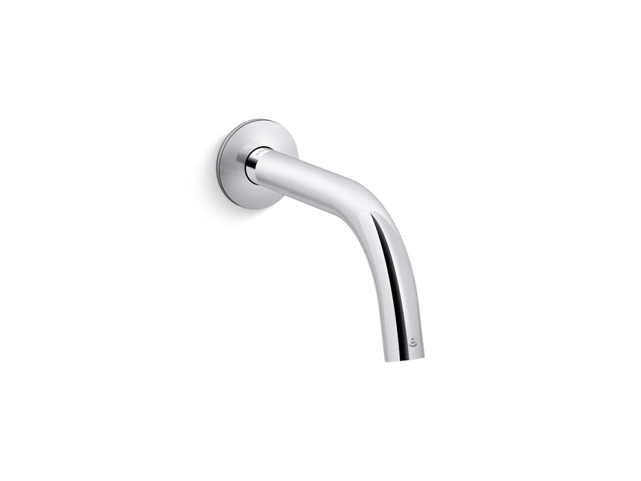 KOHLER K-123 Components Touchless Wall-mount Lavatory Faucet with Kinesis Sensor Technology, Tube Design,...