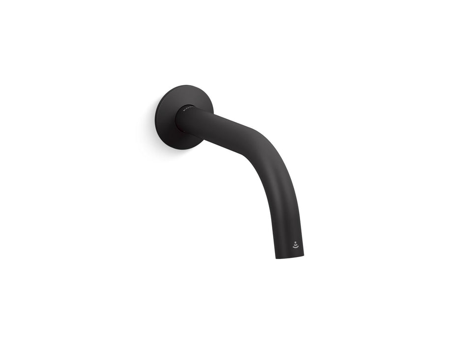 KOHLER K-123 Components™ Touchless Wall-mount Lavatory Faucet with Kinesis Sensor Technology, Tube Design, AC-powered,...