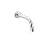 KOHLER K-123 Components™ Touchless Wall-mount Lavatory Faucet with Kinesis Sensor Technology, Tube Design, AC-powered,...