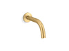 KOHLER K-123 Components™ Touchless Wall-mount Lavatory Faucet with Kinesis Sensor Technology, Tube Design, AC-powered,...