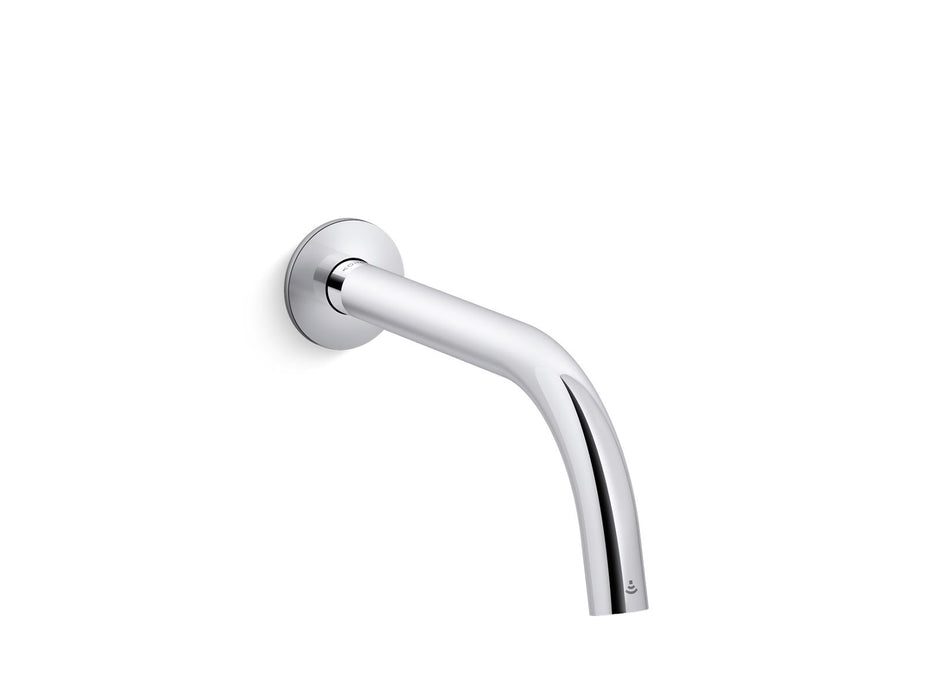 KOHLER K-123 Components™ Touchless Wall-mount Lavatory Faucet with Kinesis Sensor Technology, Tube Design,...