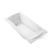 KOHLER K-1257 Mariposa 72" x 36" drop-in whirlpool bath, white