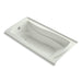 KOHLER K-1257-GHLF Mariposa 72" x 36" alcove Heated BubbleMassage air bath, left drain, dune