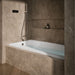 KOHLER K-1257-GHLF Mariposa 72" x 36" alcove Heated BubbleMassage air bath, left drain, white - view 4