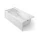 KOHLER K-1257-GHRA Mariposa 72" x 36" alcove Heated BubbleMassage air bath, right drain, white