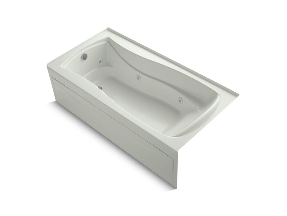 KOHLER K-1257-LA Mariposa 72" x 36" alcove whirlpool bath, left drain, dune