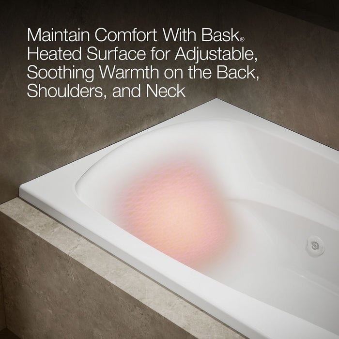 KOHLER K-1257-RH Mariposa 72" x 36" alcove heated whirlpool bath, right drain