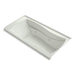 KOHLER K-1257-RW Mariposa 72" x 36" alcove whirlpool bath with Bask heated surface, right drain, dune