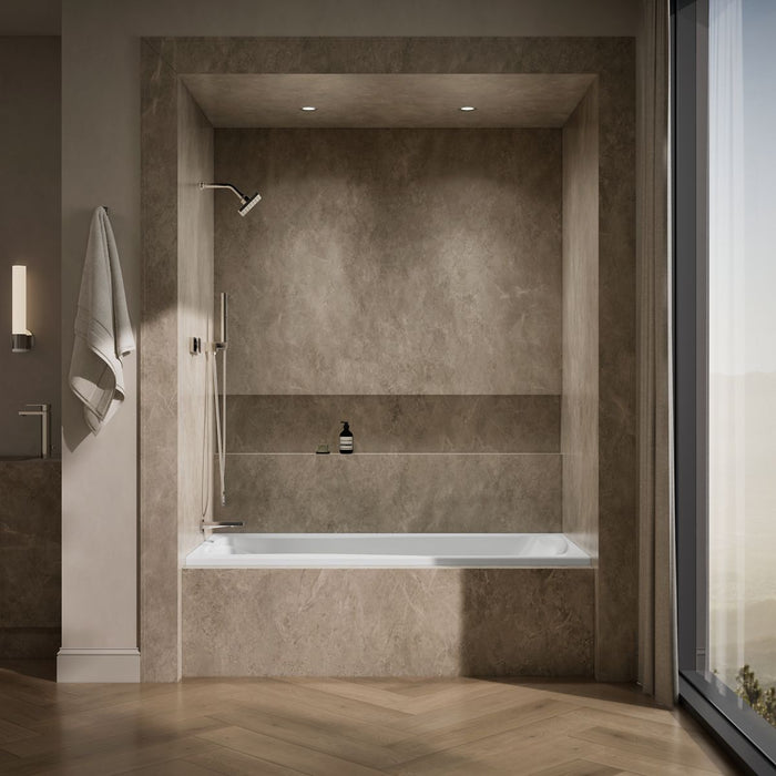 KOHLER K-1259-L Mariposa 72" x 36" alcove bath, left drain, white - view 4