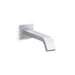 KOHLER K-126L36-SANL Loure Wall-mount touchless faucet with Kinesis sensor technology, Hybrid-powered, polished chrome