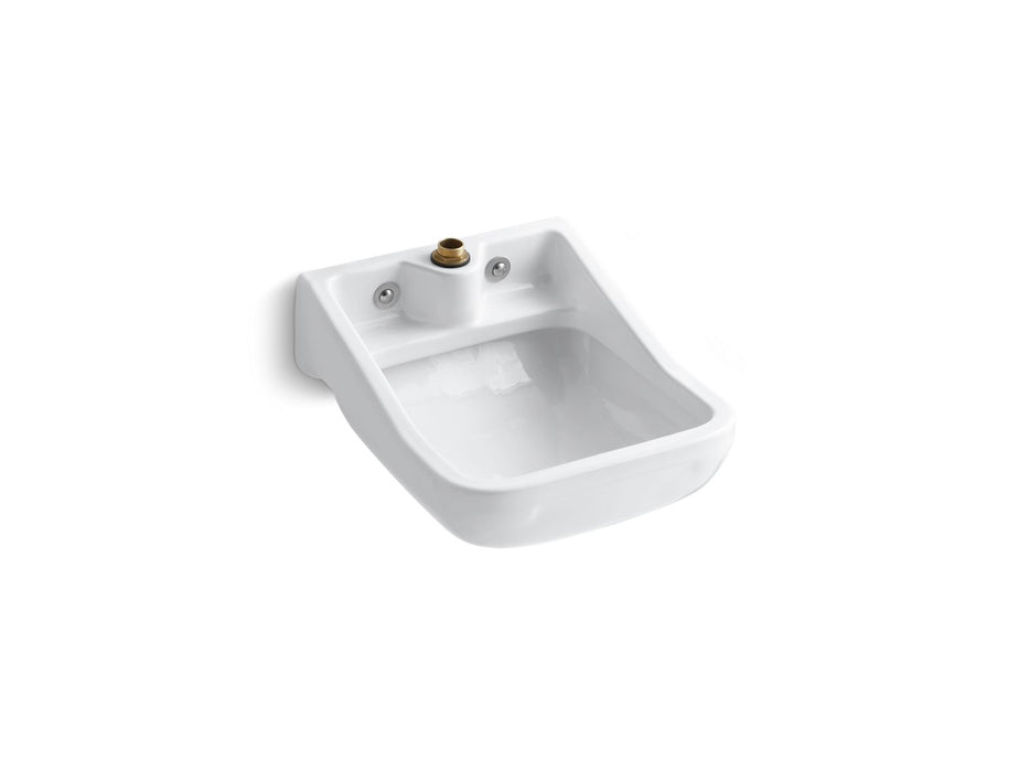 KOHLER K-12867-0 K-12867 Camerton 25" Wall-mount Blow-out Service Sink, white