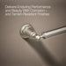 KOHLER K-13108 Pinstripe 18" towel bar, vibrant brushed nickel - view 5