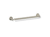 KOHLER K-13108 Pinstripe 18" towel bar, vibrant polished nickel