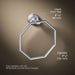 KOHLER K-13112 Pinstripe Towel ring, polished chrome - view 5