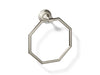 KOHLER K-13112 Pinstripe Towel ring, vibrant brushed nickel
