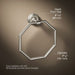 KOHLER K-13112 Pinstripe Towel ring, vibrant brushed nickel - view 4