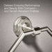 KOHLER K-13112 Pinstripe Towel ring, vibrant polished nickel - view 5