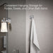 KOHLER K-13113 Pinstripe Robe hook, polished chrome - view 2